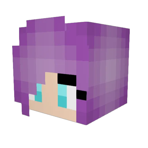 lux_115 Minecraft avatar head, 3D render