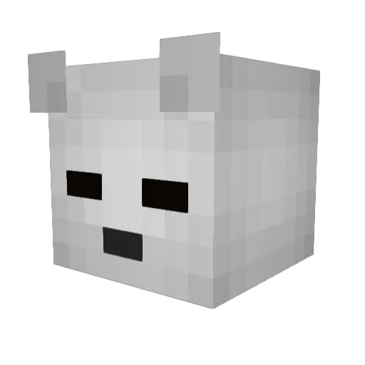 lux_lilium Minecraft avatar head, 3D render