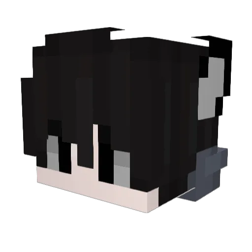 luxamm Minecraft avatar head, 3D render