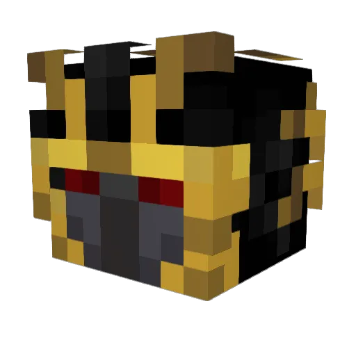 luxcid Minecraft avatar head, 3D render