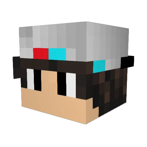 luxis31 Minecraft avatar head, 3D render