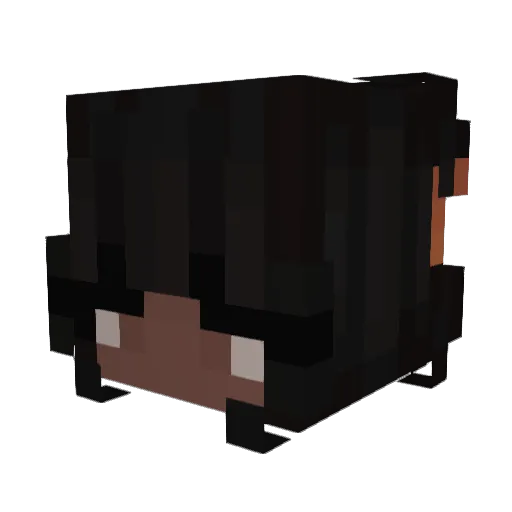 luxor0000 Minecraft avatar head, 3D render