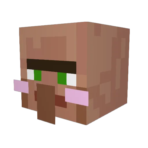 luzhu4045 Minecraft avatar head, 3D render