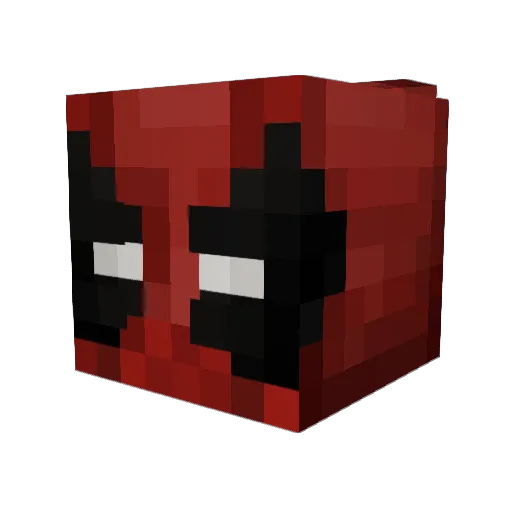luzma08 Minecraft avatar head, 3D render