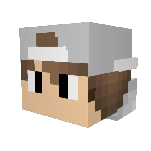 luzman2014 Minecraft avatar head, 3D render