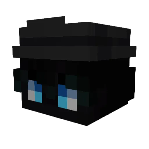 lv_ Minecraft avatar head, 3D render