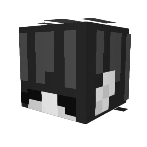 lvbugs Minecraft avatar head, 3D render