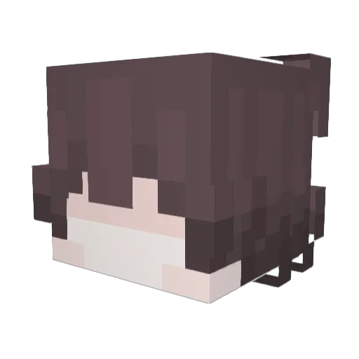 lveapy Minecraft avatar head, 3D render