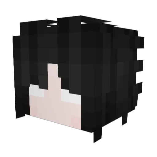 lvhi Minecraft avatar head, 3D render
