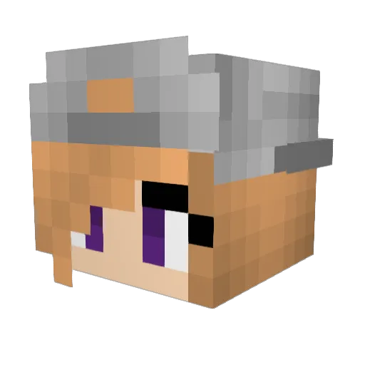 lvl031 Minecraft avatar head, 3D render