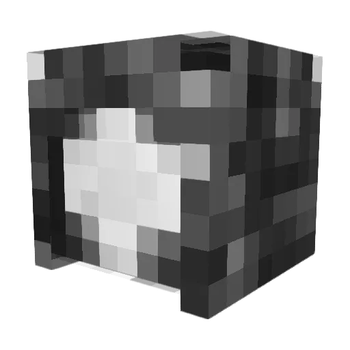 lvl_up Minecraft avatar head, 3D render