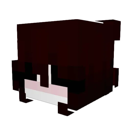 lvnacore Minecraft avatar head, 3D render