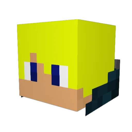lwegenaer Minecraft avatar head, 3D render