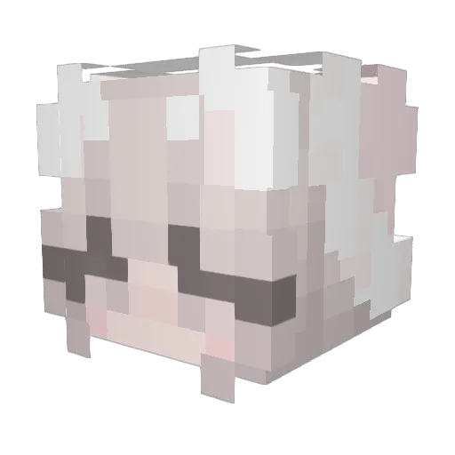 lwf2005 Minecraft avatar head, 3D render