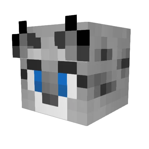 lwilkie Minecraft avatar head, 3D render