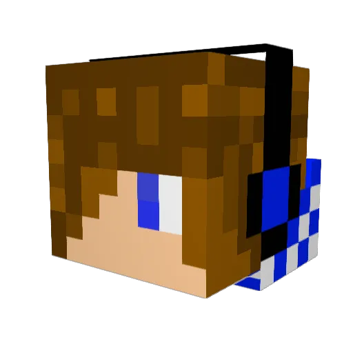 lwjryan Minecraft avatar head, 3D render