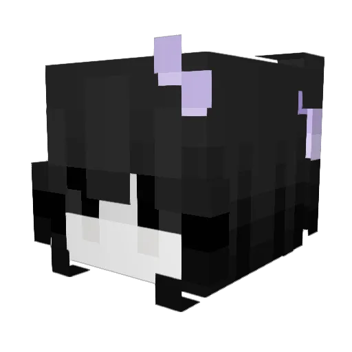lwlu Minecraft avatar head, 3D render