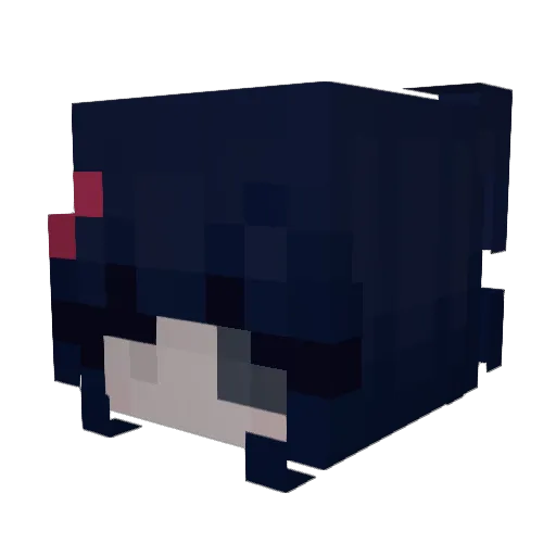 lwsy Minecraft avatar head, 3D render