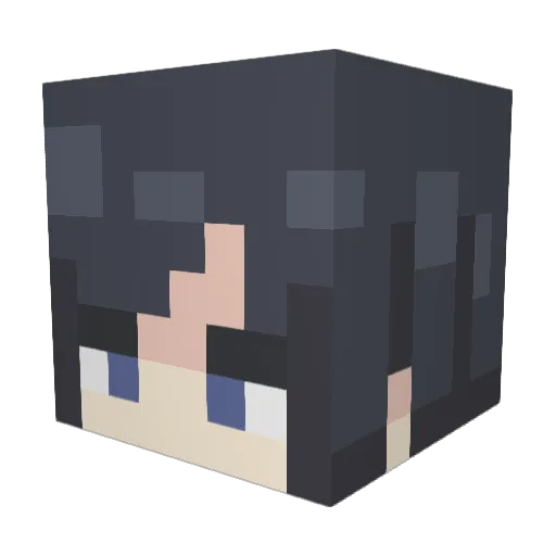 lwykb Minecraft avatar head, 3D render