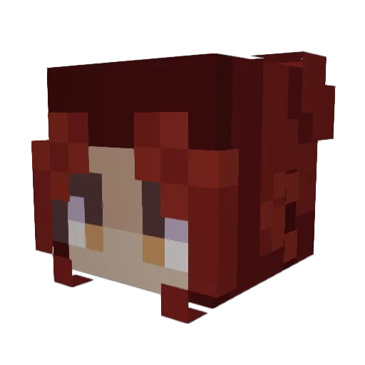 lx3ne Minecraft avatar head, 3D render