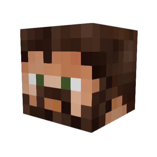 lxSpaceBoundxl Minecraft avatar head, 3D render