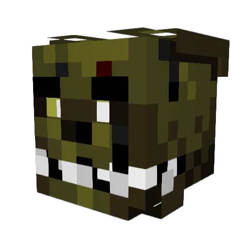 lx_ander Minecraft avatar head, 3D render