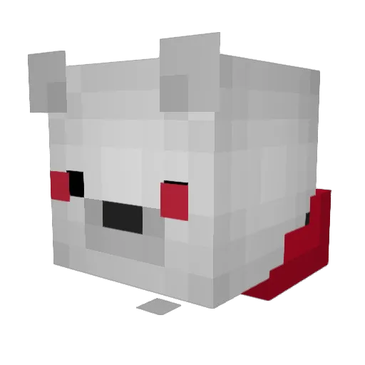 lxg95 Minecraft avatar head, 3D render