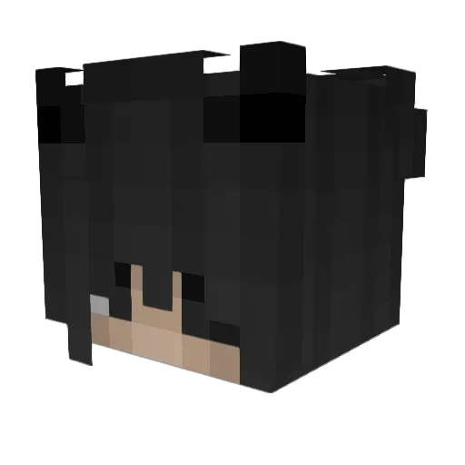 lxgitim Minecraft avatar head, 3D render