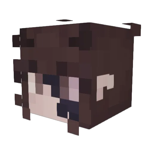 lxmon_tea Minecraft avatar head, 3D render