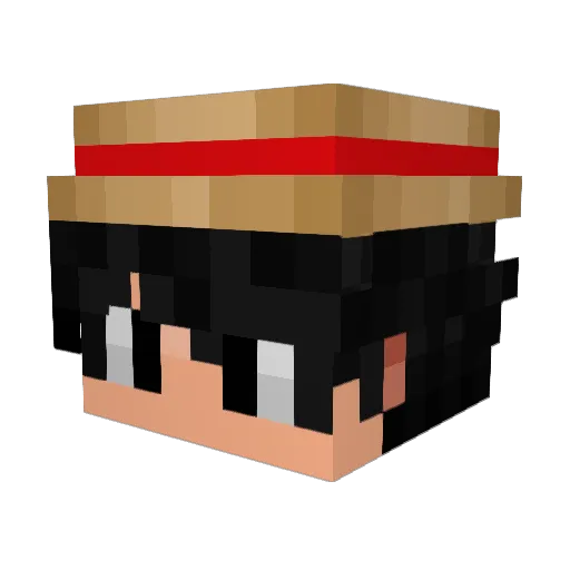 lxrd07_maestro Minecraft avatar head, 3D render