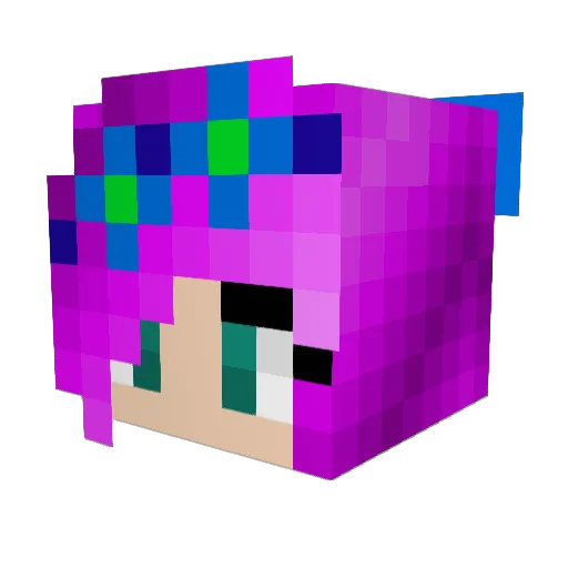 lxrivera Minecraft avatar head, 3D render