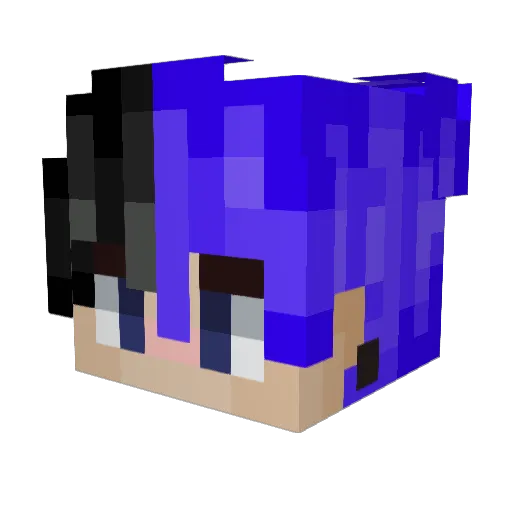 lxst_boy Minecraft avatar head, 3D render