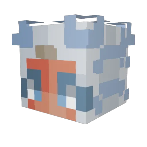lxstvns Minecraft avatar head, 3D render