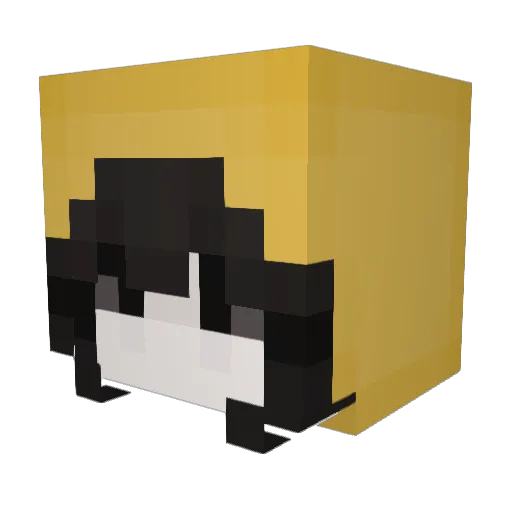 lxvsn Minecraft avatar head, 3D render