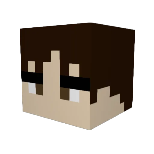 lxwis1234 Minecraft avatar head, 3D render