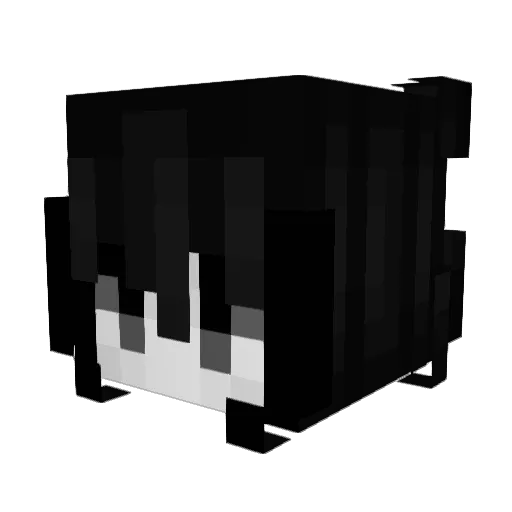 lyap Minecraft avatar head, 3D render