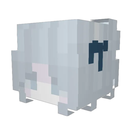 lyapota Minecraft avatar head, 3D render