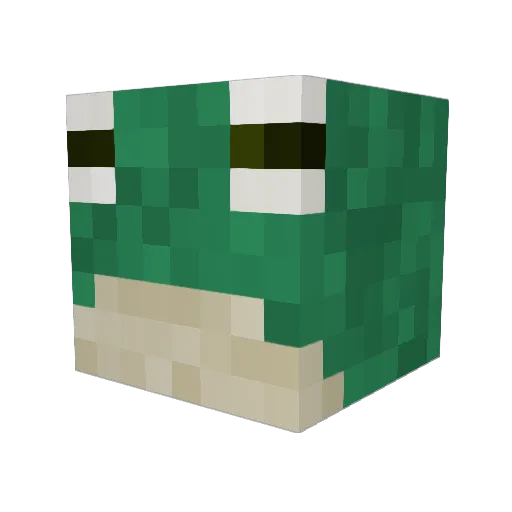 lycangav Minecraft avatar head, 3D render