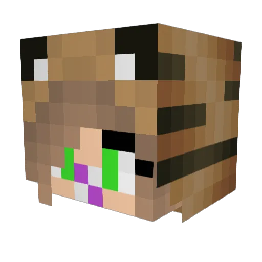 lycanking1459 Minecraft avatar head, 3D render