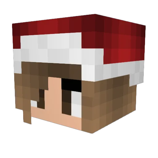 lycidas Minecraft avatar head, 3D render