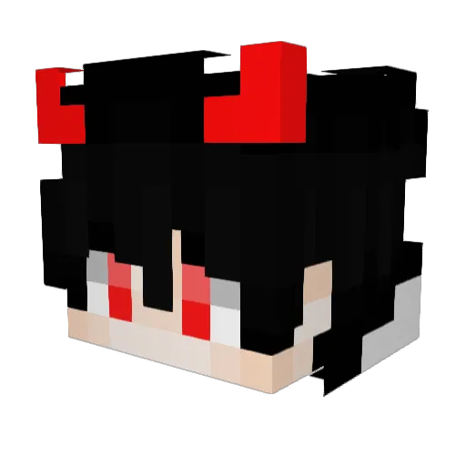 lycrazy Minecraft avatar head, 3D render