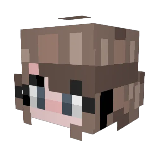 lydia1337 Minecraft avatar head, 3D render