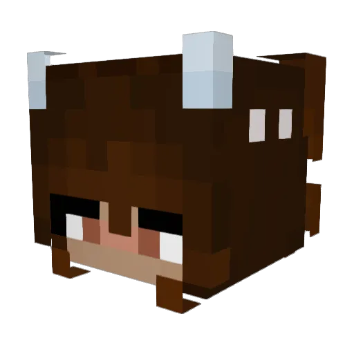 lydiachilly Minecraft avatar head, 3D render