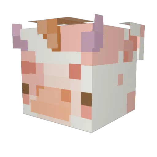 lydss Minecraft avatar head, 3D render