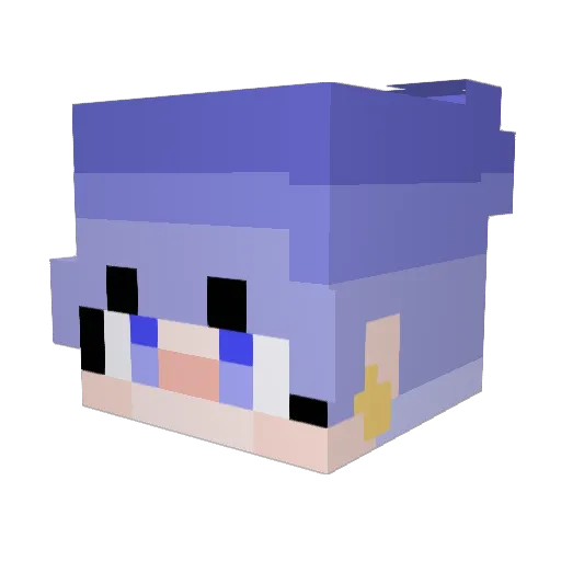 lye0663 Minecraft avatar head, 3D render