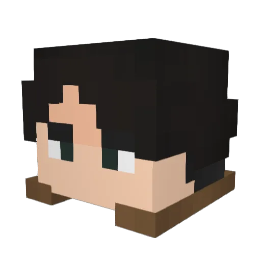 lyf303 Minecraft avatar head, 3D render