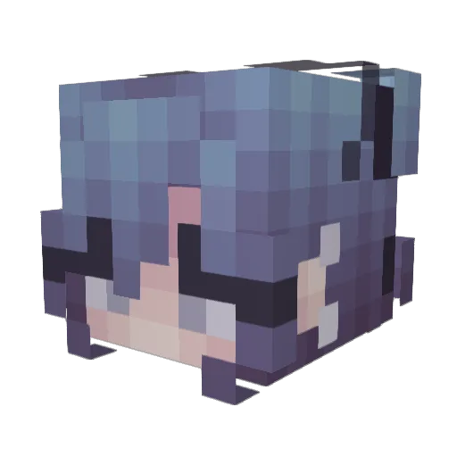 lyhsa Minecraft avatar head, 3D render