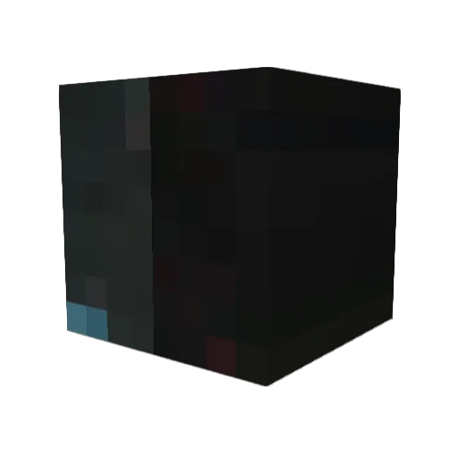 lyics Minecraft avatar head, 3D render