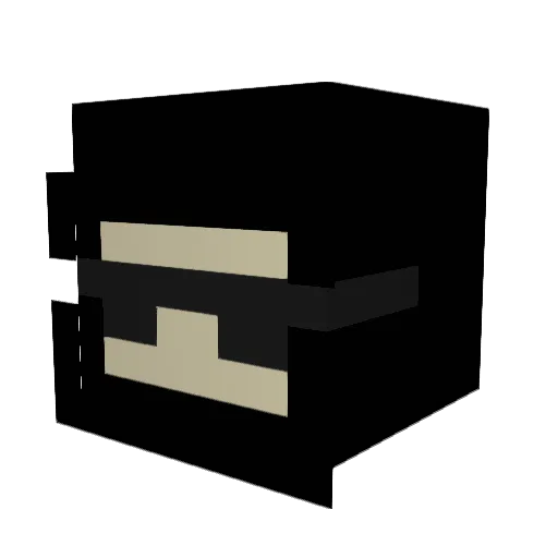 lyiso44 Minecraft avatar head, 3D render