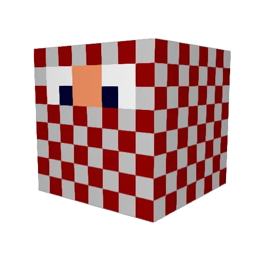 lyjo26 Minecraft avatar head, 3D render